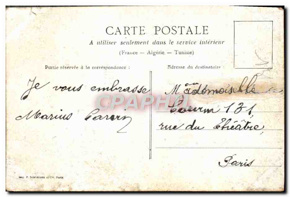 CPA Versailles Hameau de Marie Antoinette Pavillon de la musique — Verso