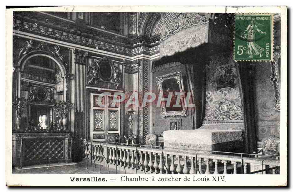 CPA Versailles Chambre a Coucher de Louis XIV