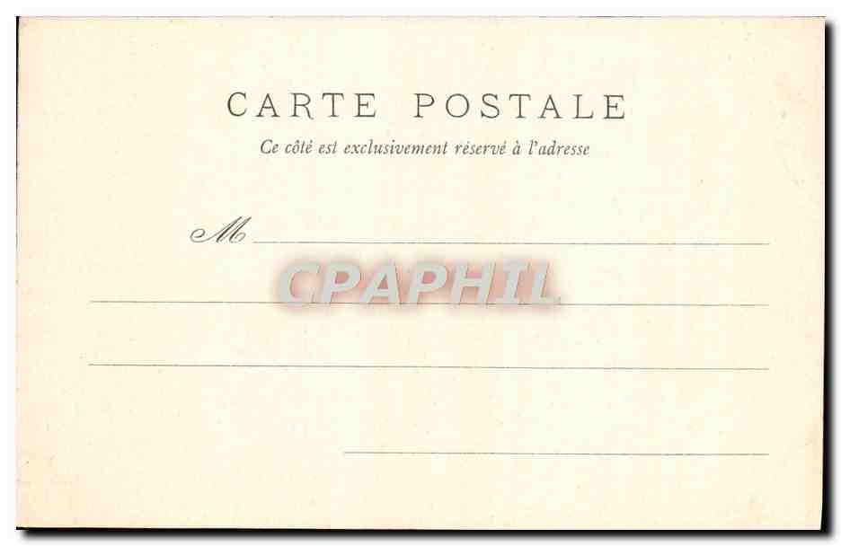CPA Versailles Hameau de Marie Antoinette La Laiterie — Rückseite
