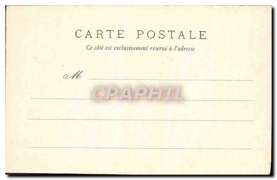 CPA Versailles Trianon Le Presbytere — Verso