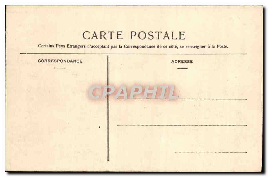CPA Versailles La Maison du Garde et le Colombier — Verso