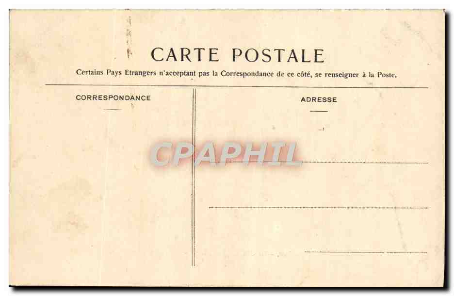CPA Versailles Le Chateau Galerie des Batailles — Verso
