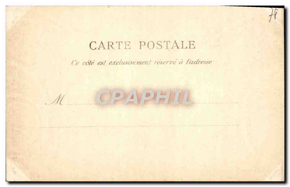 CPA Versailles Parc du Petit Trianon Le prsbytere — Verso