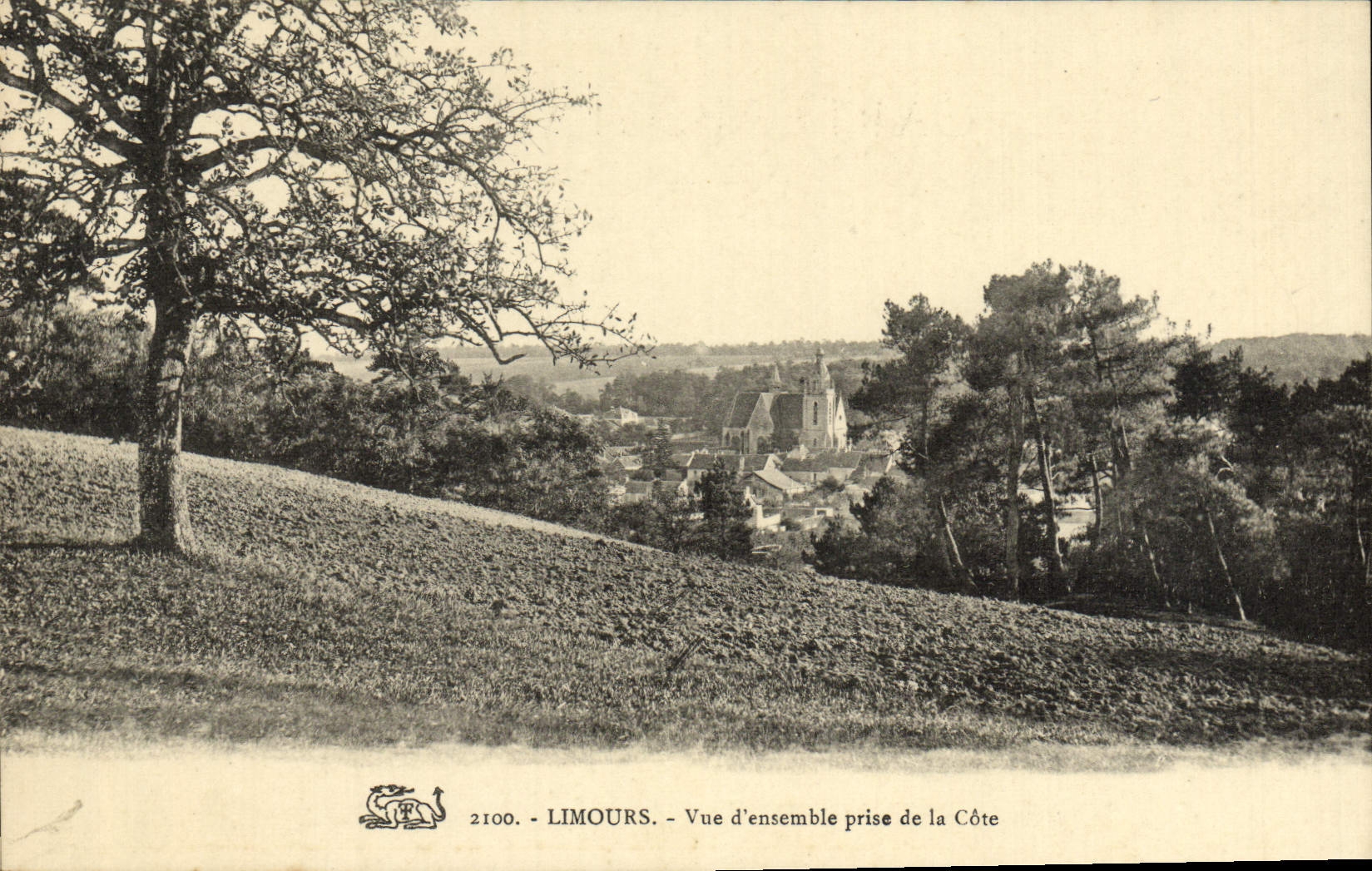 CPA Limours Vue d'ensemble Prise de la Cote