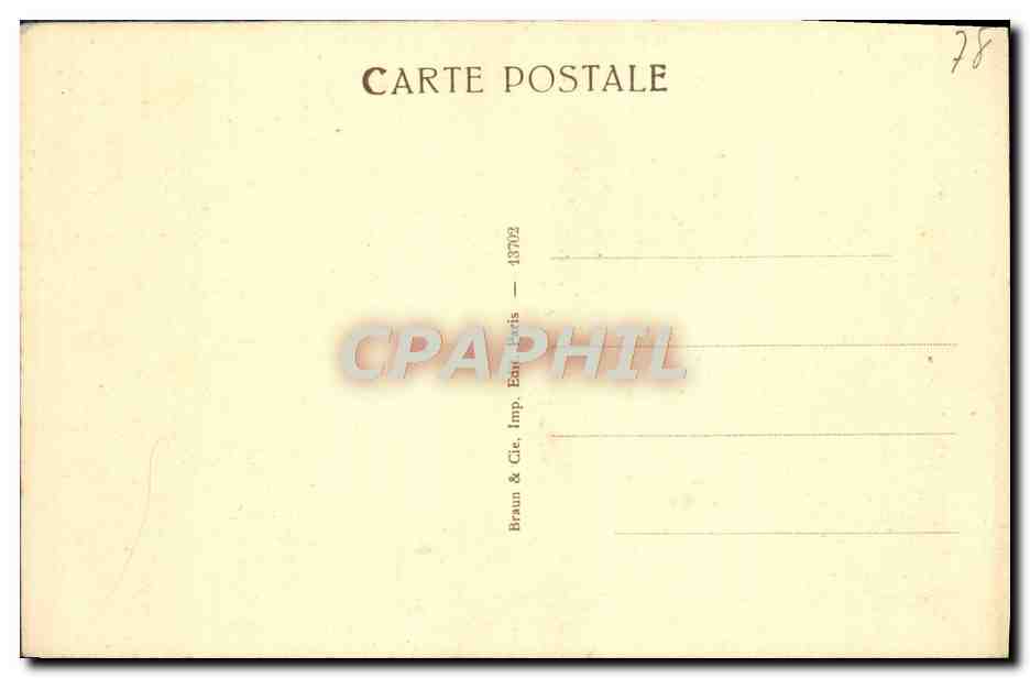 CPA Limours Musee De Versailles Napoleon 1er Bataille de Wagram 8 juillet 1809 — Verso