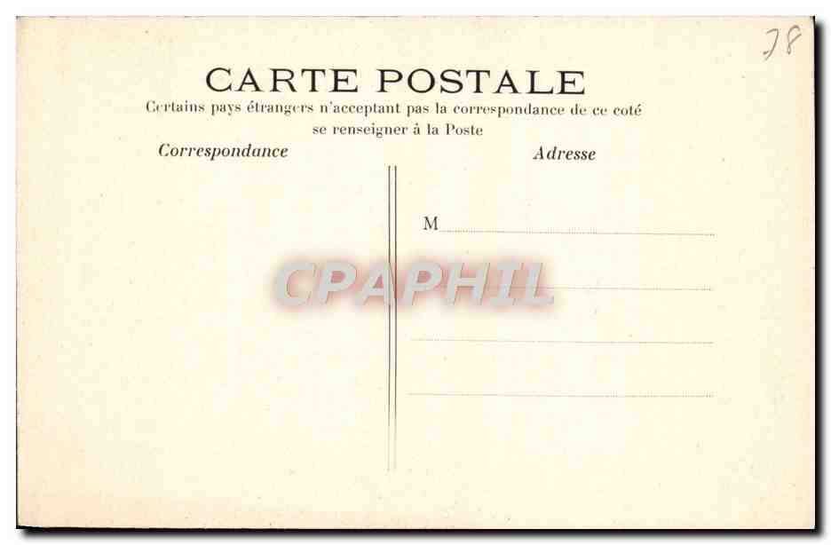 CPA Versailles Palais du petit Trianon — Verso