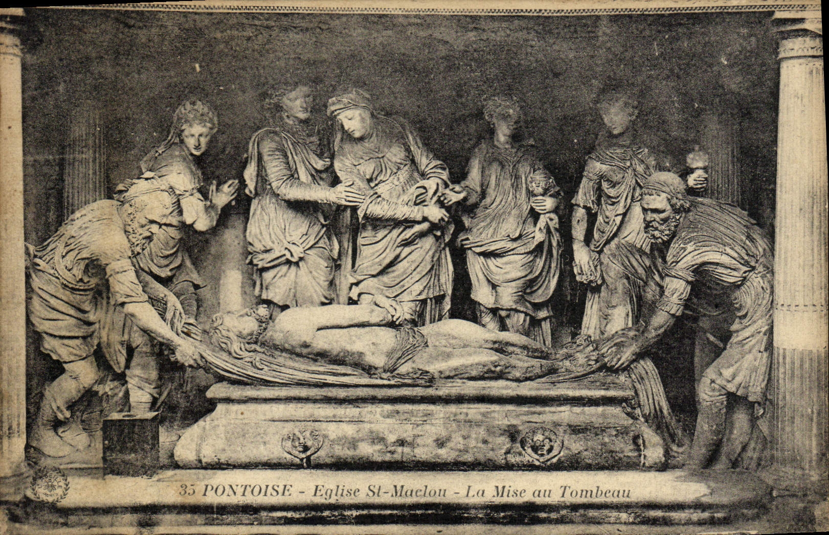 Pontoise - Église St-Maclon - La Mise au Tombeau