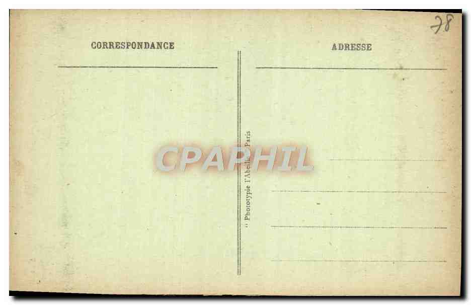 CPA Pontoise Eglise Notre Dame — Rückseite