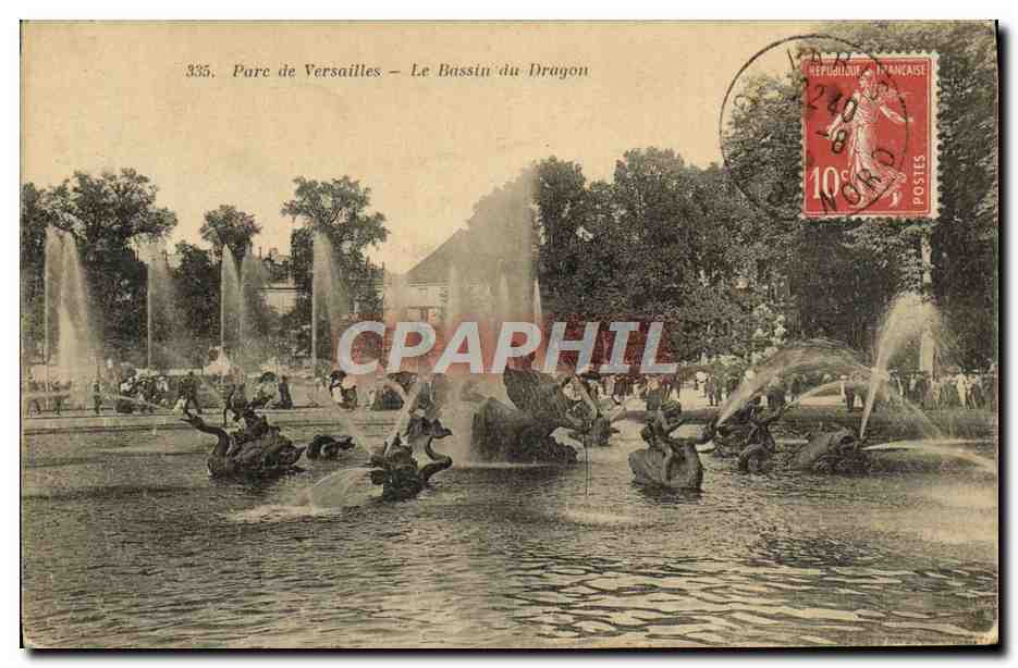CPA Versailles Le Bassin du Dragon