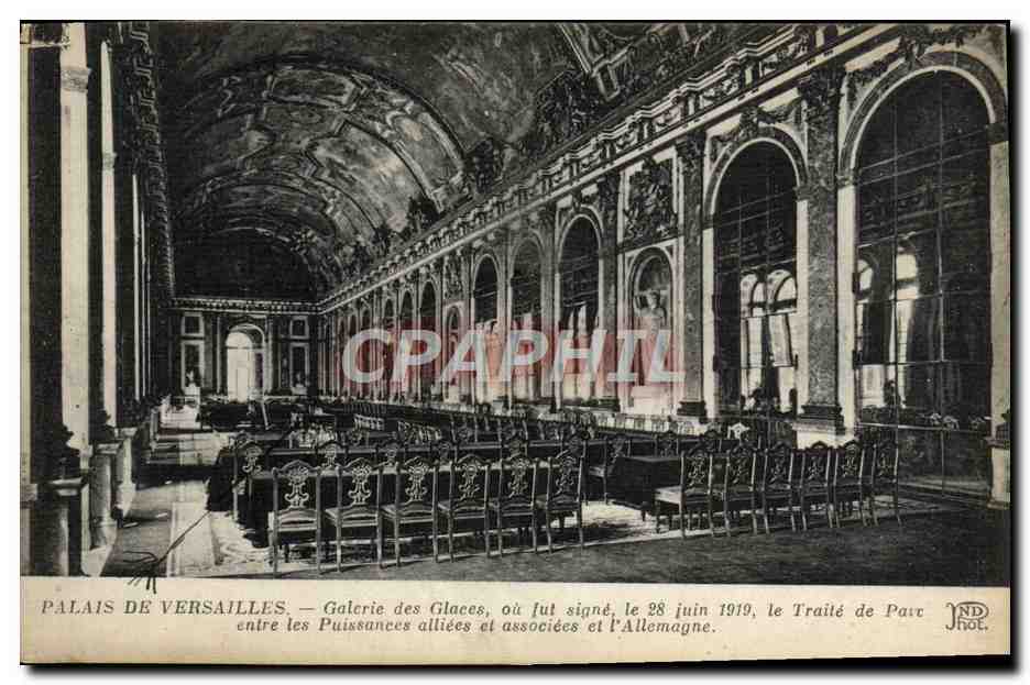 CPA Versailles Galerie des glaces 