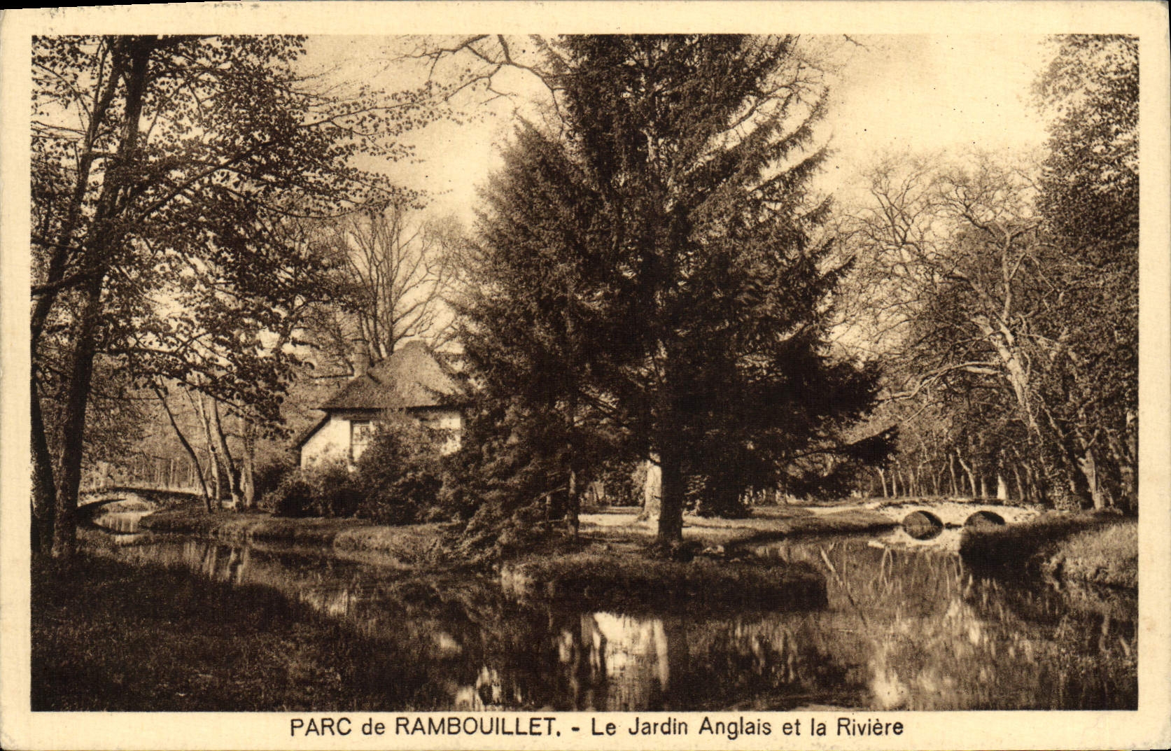 PARC de RAMBOUILLET - Le Jardin Anglais et la Rivière