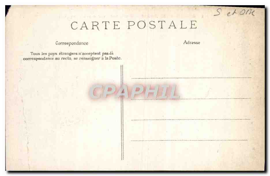 CPA Enghien Les Bains Promenade Sur le Petit Lac — Rückseite