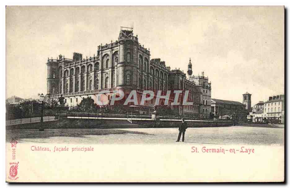 Château, façade principale — St. Germain-en-Laye — éditeur 'M. Léon' n°10158