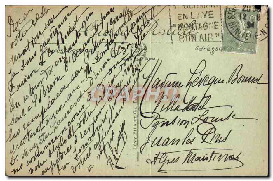 CPA Saint Germain En Laye Le Chateau — Achterkant