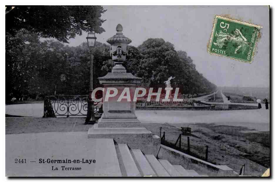St-Germain-en-Laye — Die Terrasse — Antike Ansichtskarte Nr. 2441 - Vorderseite