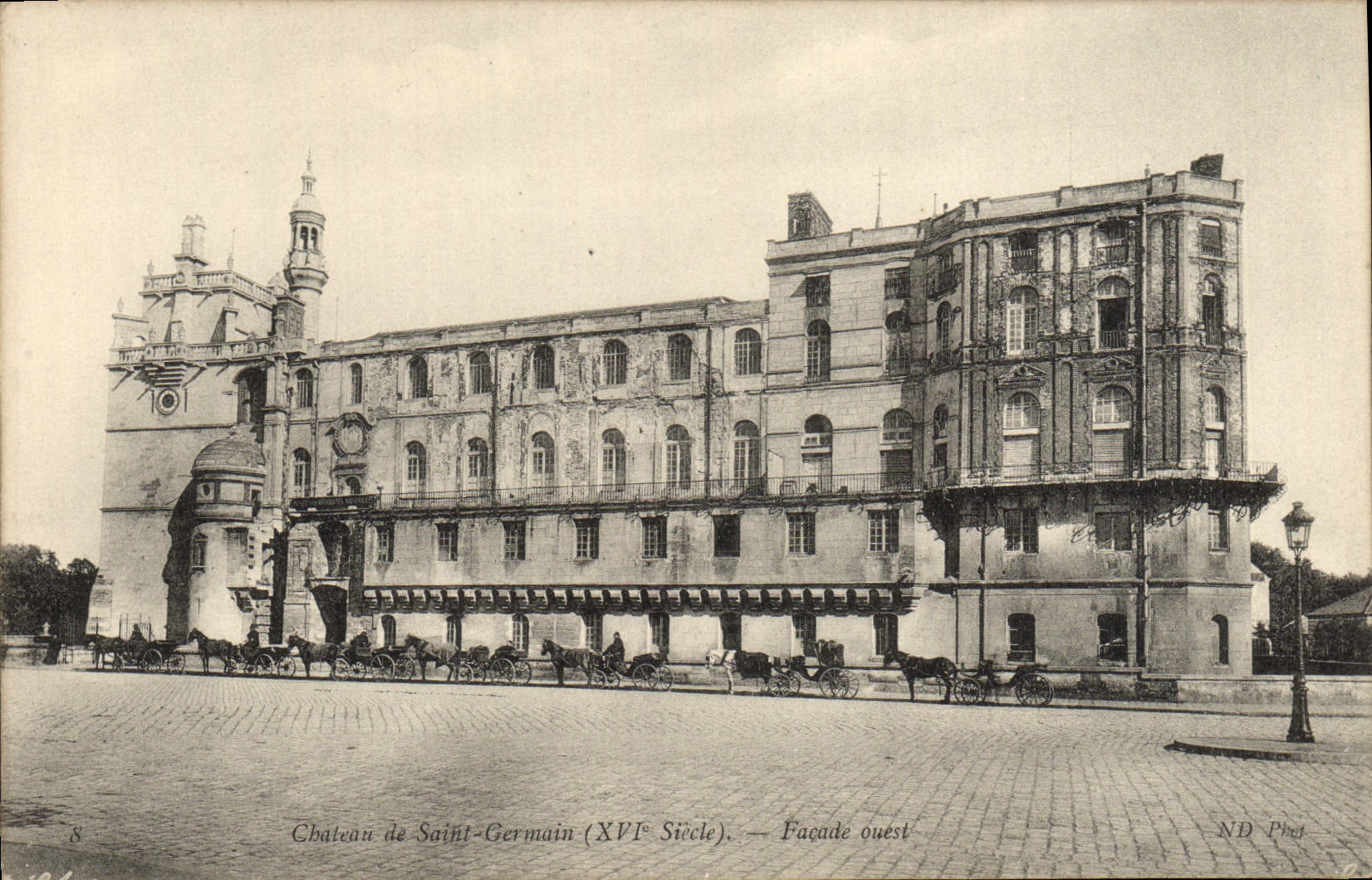 Château de Saint-Germain — Façade ouest (XVIe siècle) — ND Phot