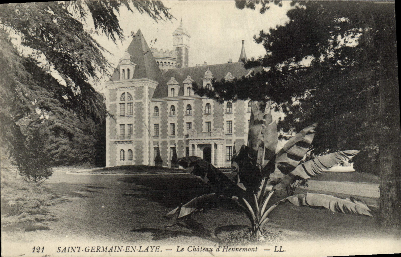 CPA Saint Germain En Laye Le Chateau d'Hennemont
