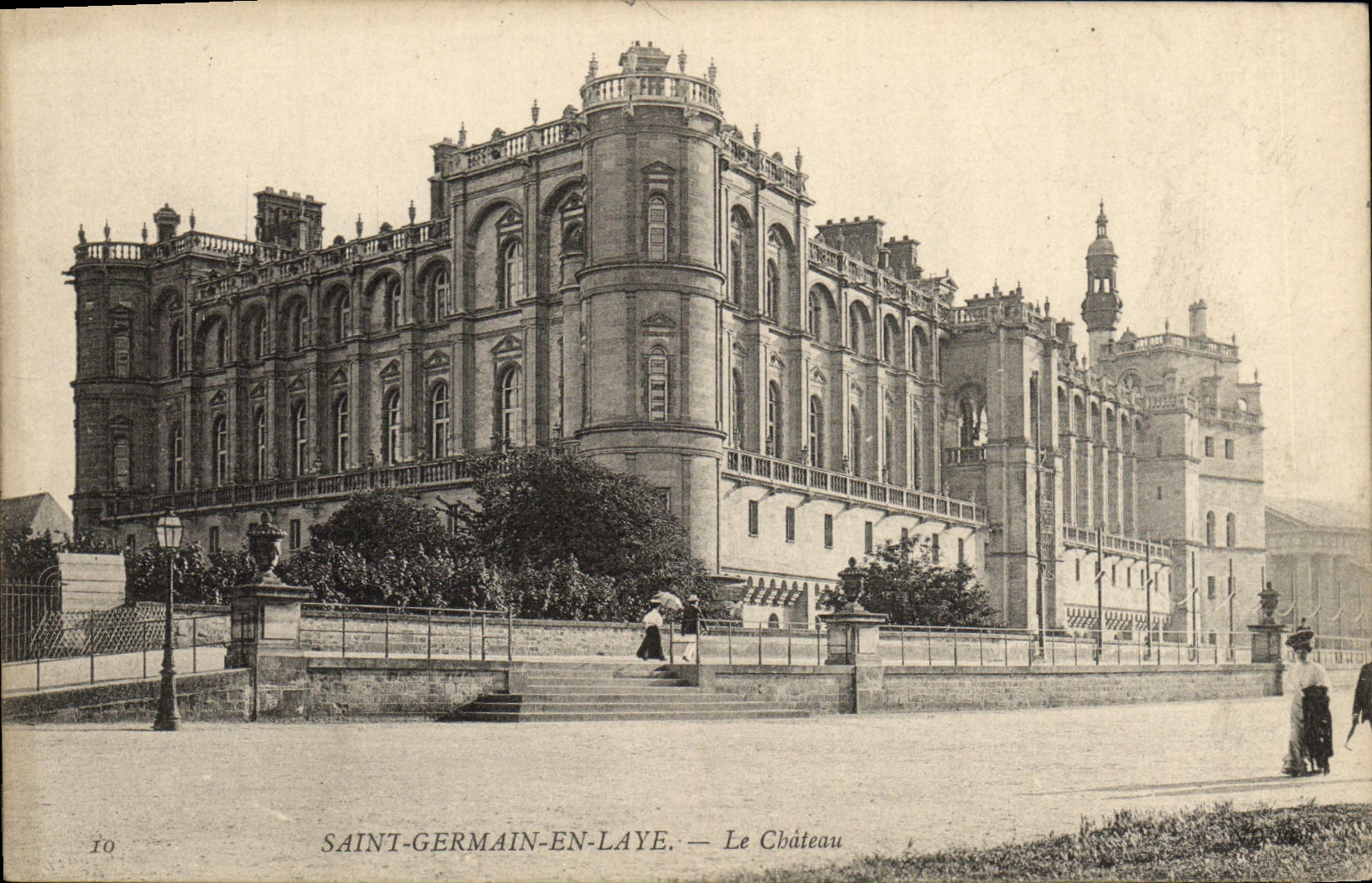 Saint-Germain-en-Laye — Das Schloss — Unbekannter Verlag, Nr. 10