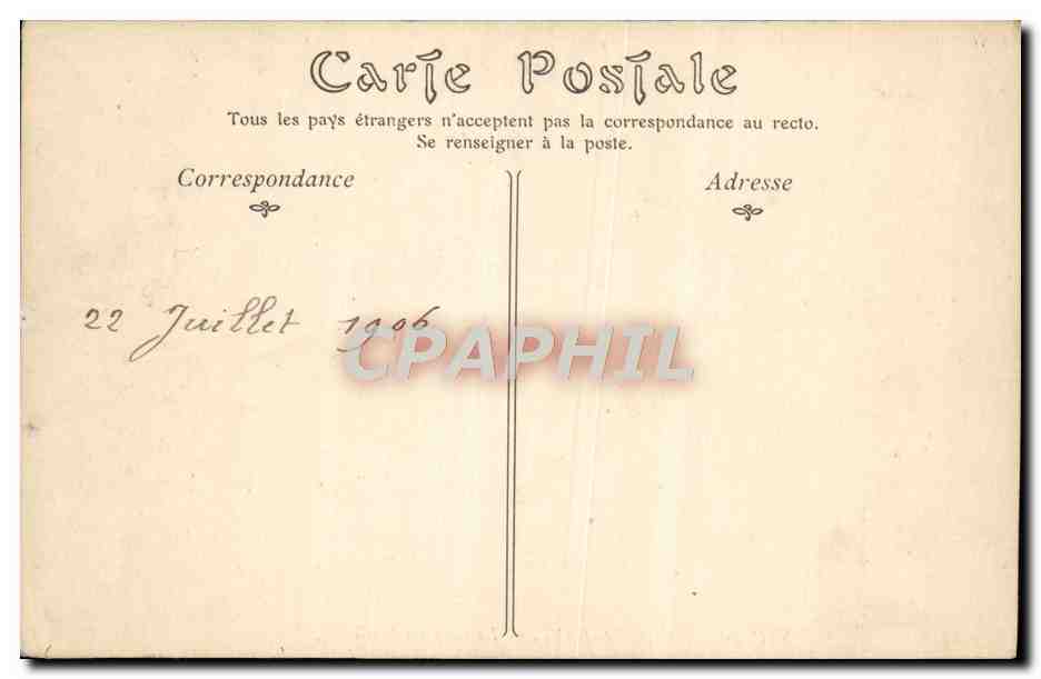 CPA Saint Germain En Laye La Cour du Musee — Rückseite