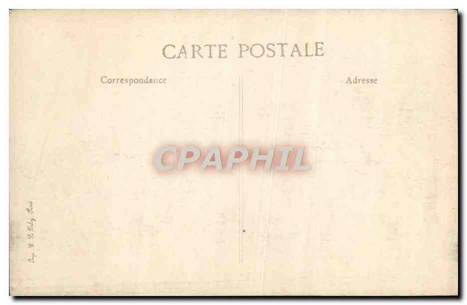 CPA Saint Germain En Laye Le chateau — Verso