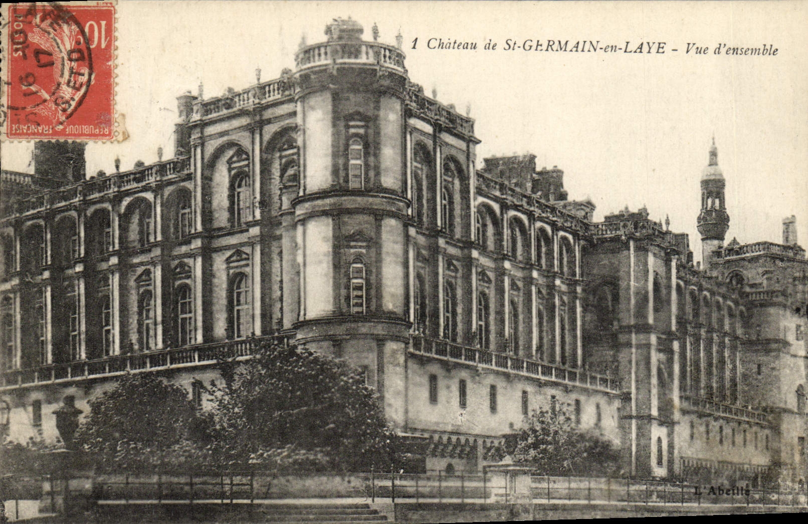 Château de St-GERMAIN-en-LAYE - Vue d'ensemble — L'Abellie