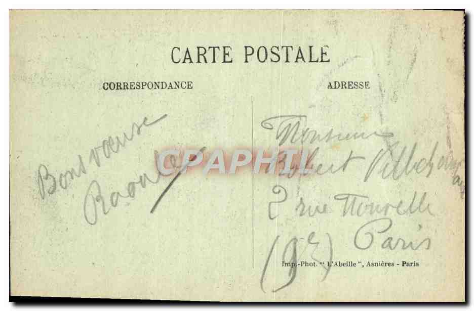 Château de St-GERMAIN-en-LAYE - Vue d'ensemble — L'Abellie — Verso