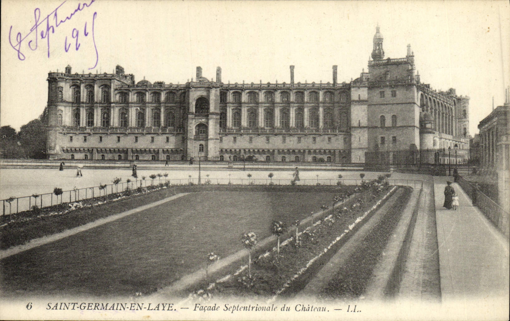 Saint-Germain-en-Laye — Façade Septentrionale du Château — I.I.