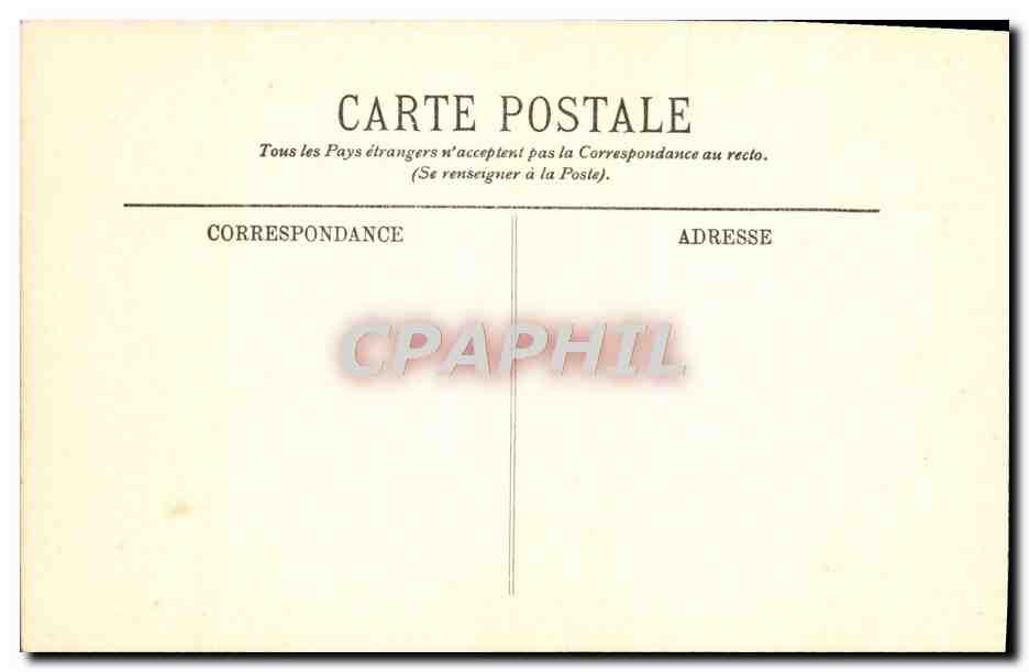 Rambouillet - Le Château - Façade Midi et les Parterres - LL — Rückseite