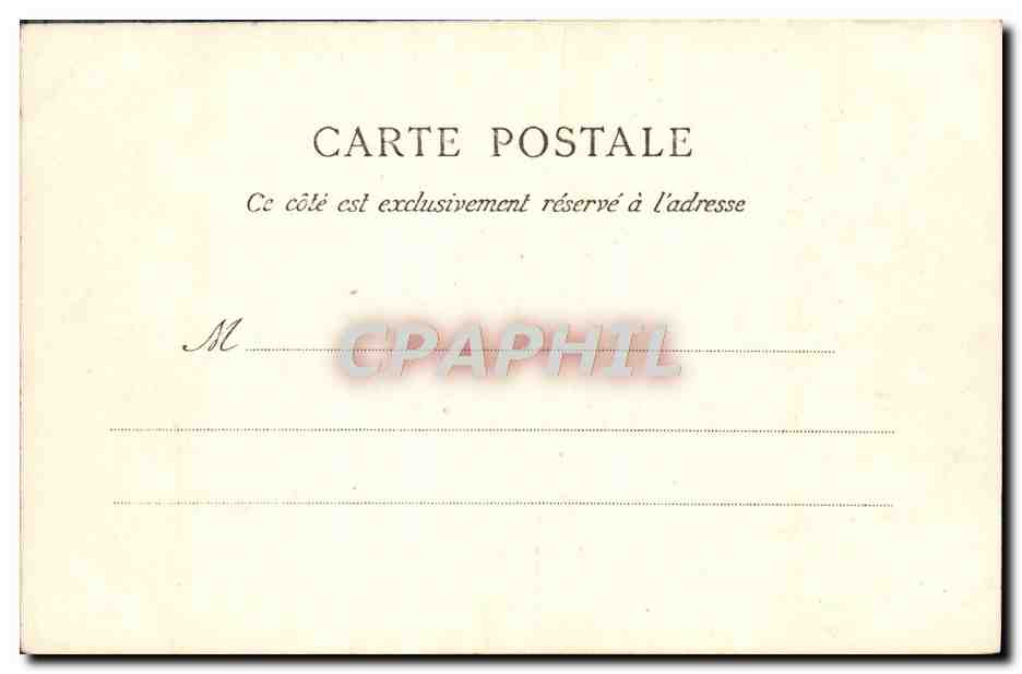 CPA Chateau De Rambouillet Entree Principale — Rückseite