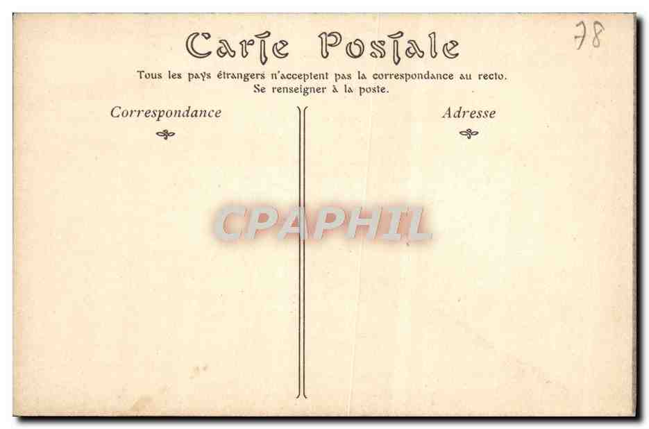 CPA Musee De Sculpture Comparee Parc Du Chateau vase par Tuby Versailles — Verso
