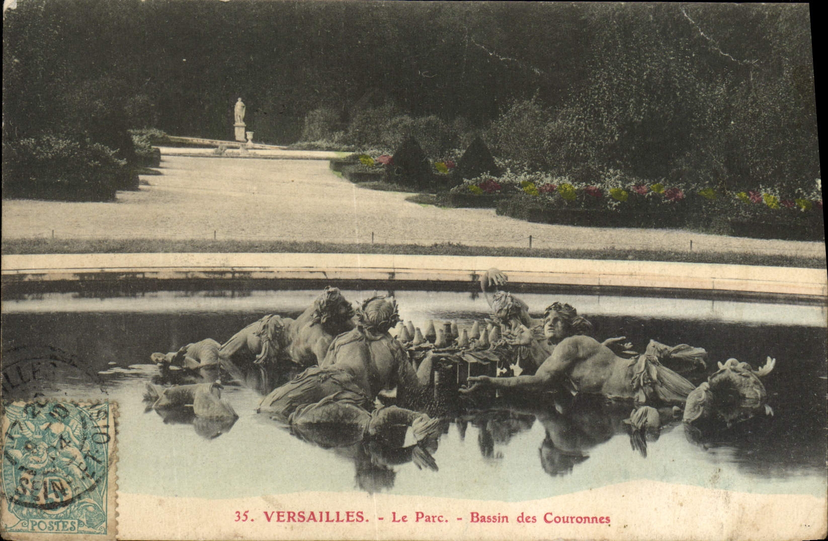 Versailles - Le Parc - Bassin des Couronnes — éditeur 'Postes' n°35