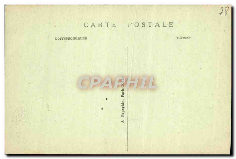CPA Versailles Palais Du Grand Tranon La Chambre De Napoleon 1er — Verso