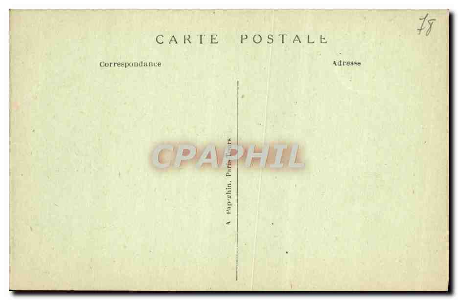 CPA Versailles Le Chateau La Galerie Des Batailles — Verso