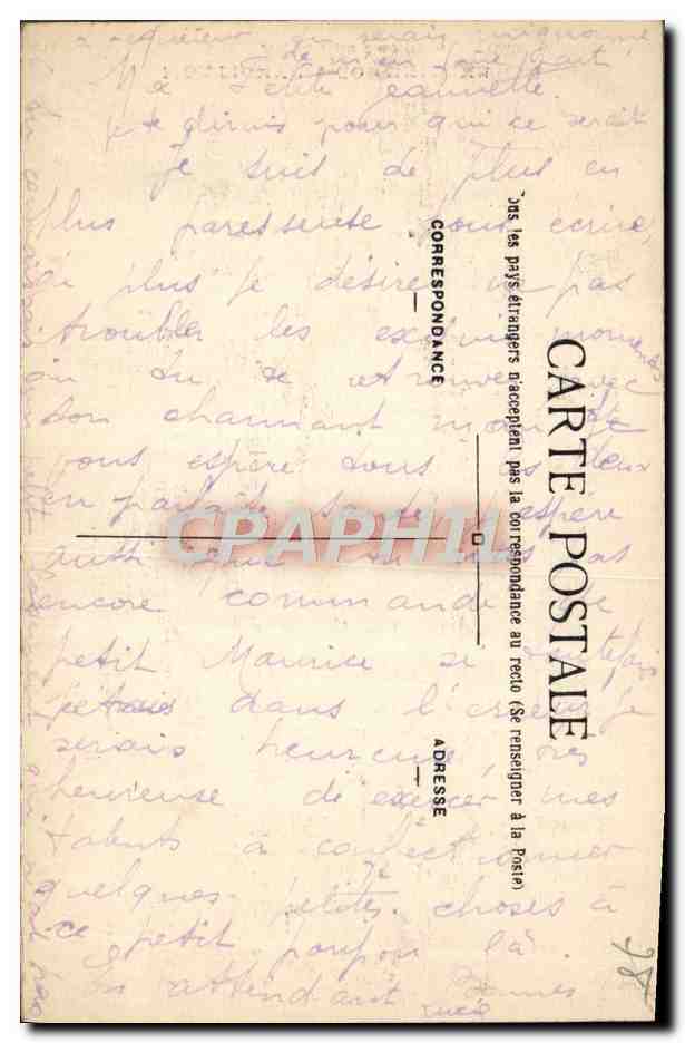 CPA Montigny Les Cormeilles Allee Des Soupirs — Rückseite