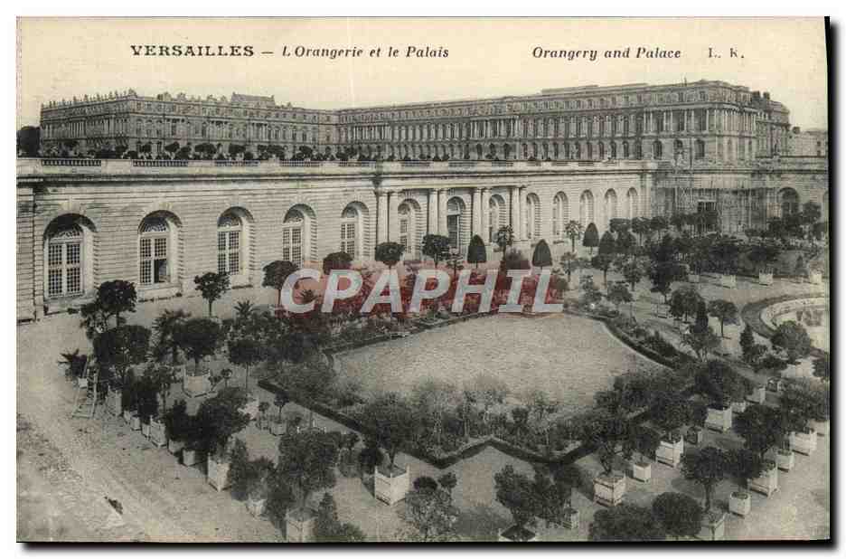 CPA Versailles L'Orangrrie Et Le Palais