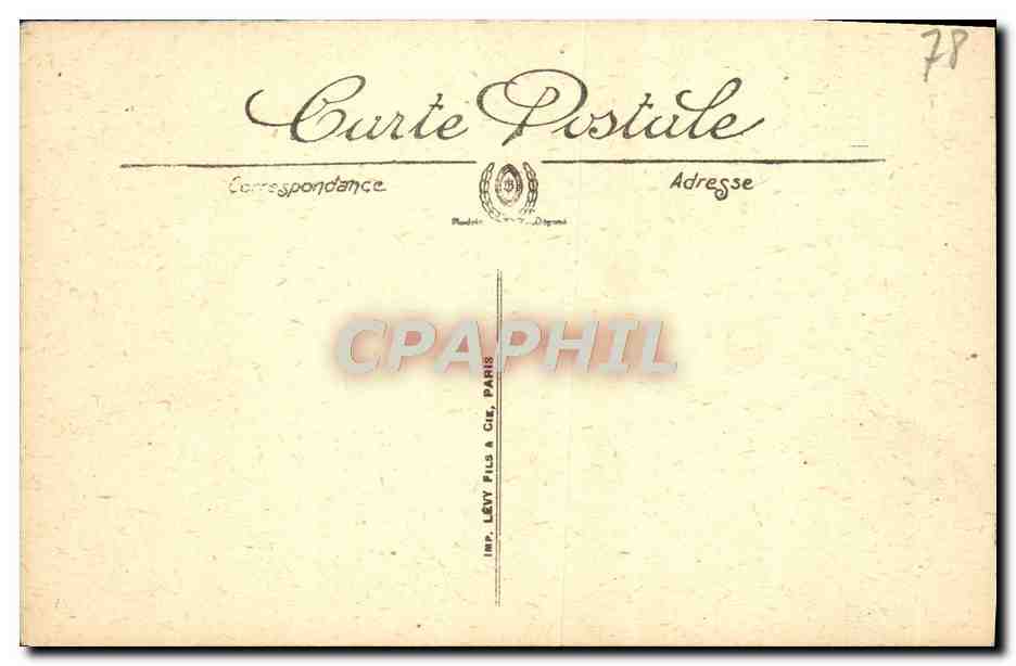 CPA Versailles Parc Du Petit Trianon Le Moulin — Verso