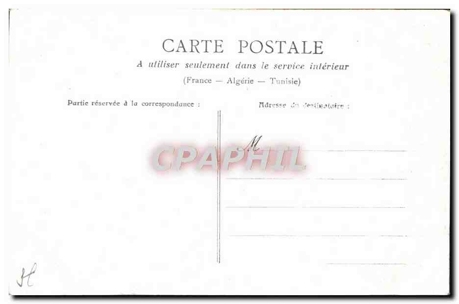 CPA Versailles Le Parc La Grotte d'apollon — Rückseite