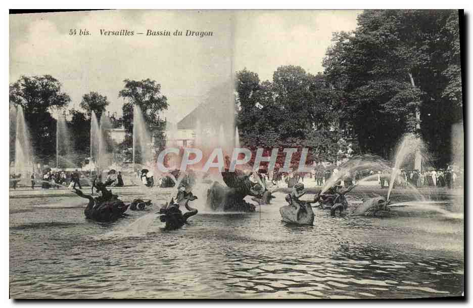 CPA Versailles Bassin Du Dragon