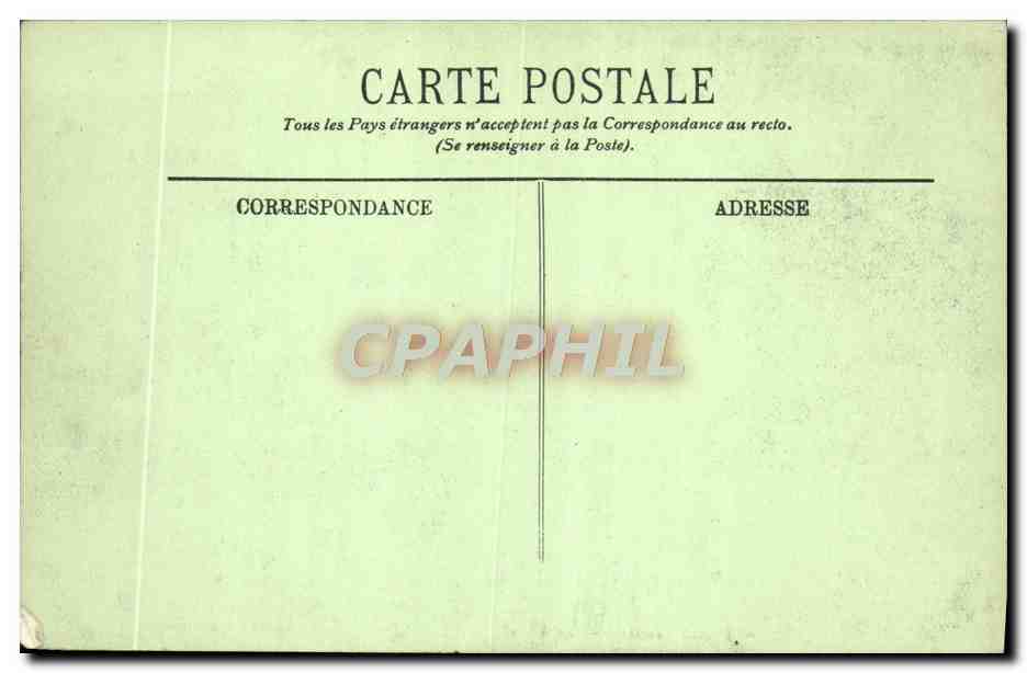CPA Versailles Grand Trianon le buffet — Verso