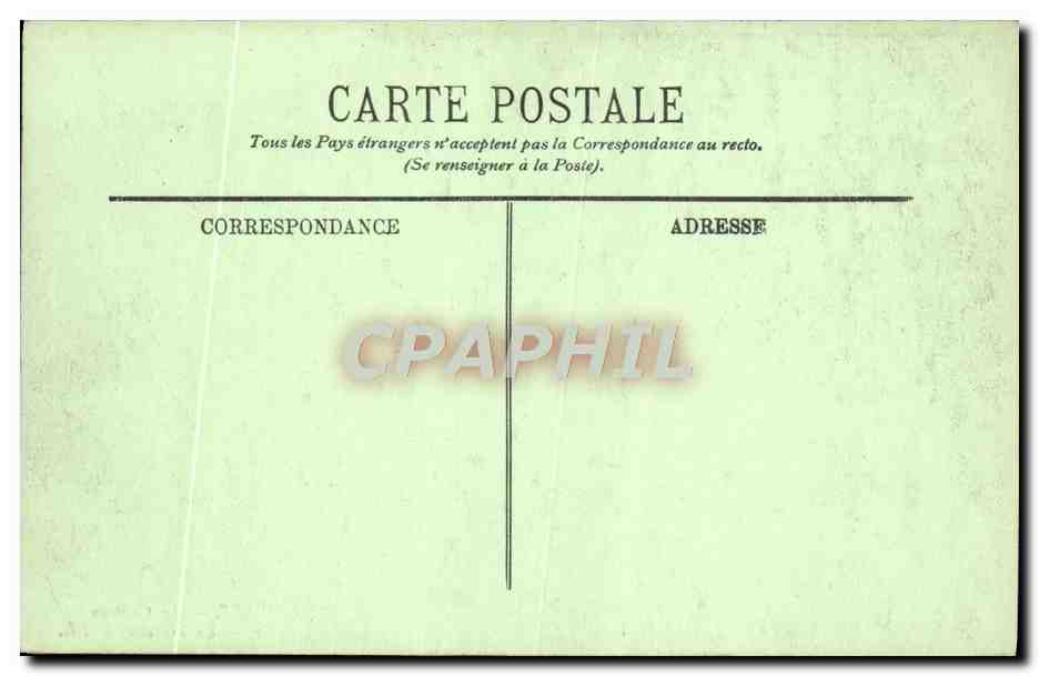 CPA Versailles Le chateau l'orangerie la terrasse — Verso