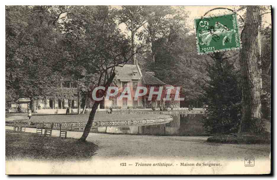 CPA Versailles Trianon Artistique Maison du Seigneur