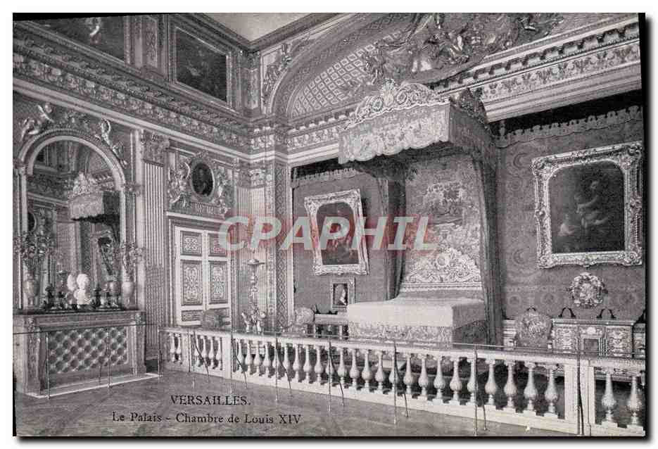 CPA Versailles Le Palais Chambre de Louis XIV