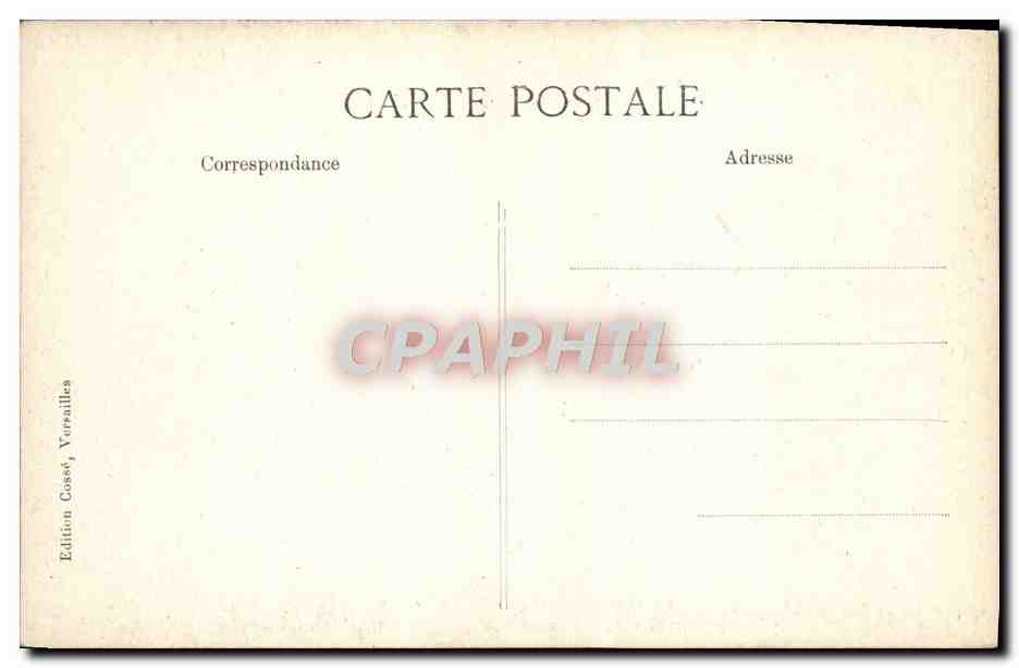 CPA Versailles Le Parc Hameau Du Petit Trianon Maison De La REine — Verso