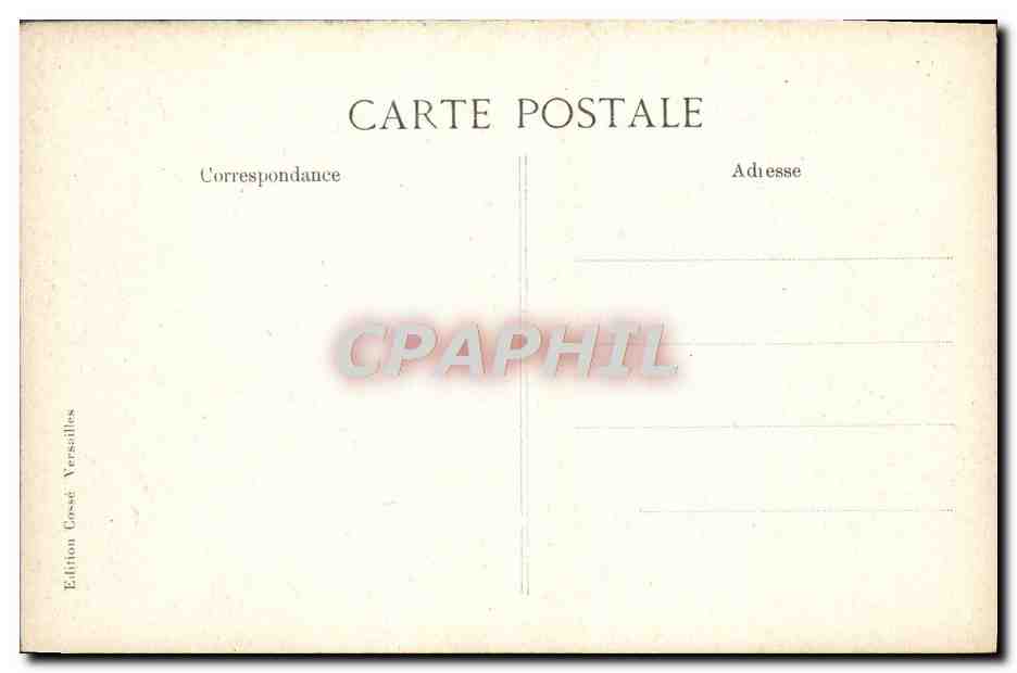 CPA Versailles Hameau Du petit trianon Le Moulin — Verso