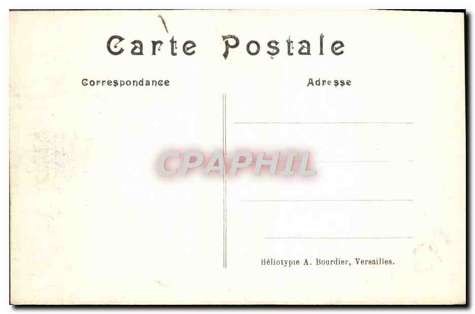 CPA Parc De Versailles Les colonnades — Verso