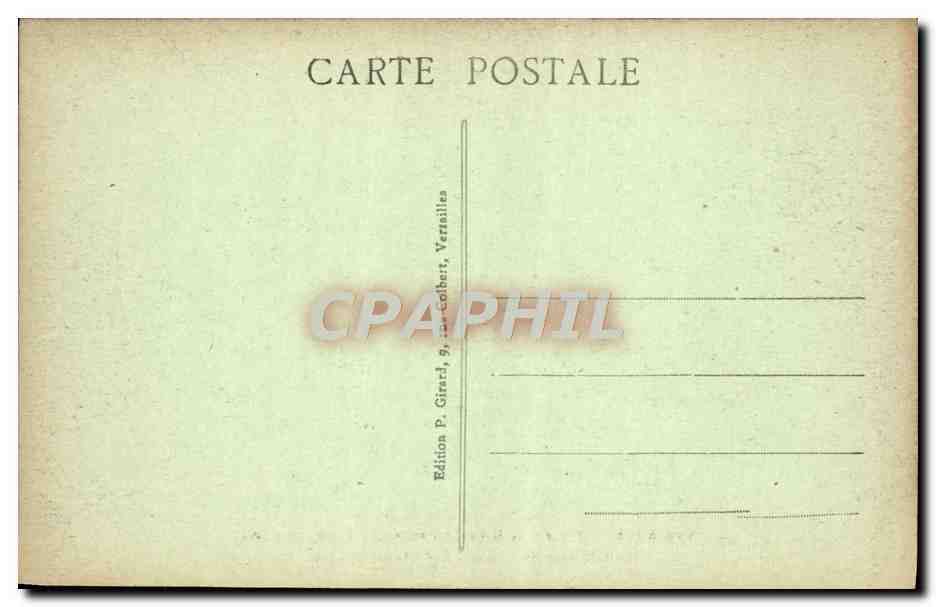 CPA Versailles Hameau De Marie Antoinette Le Temple de l'amour — Verso