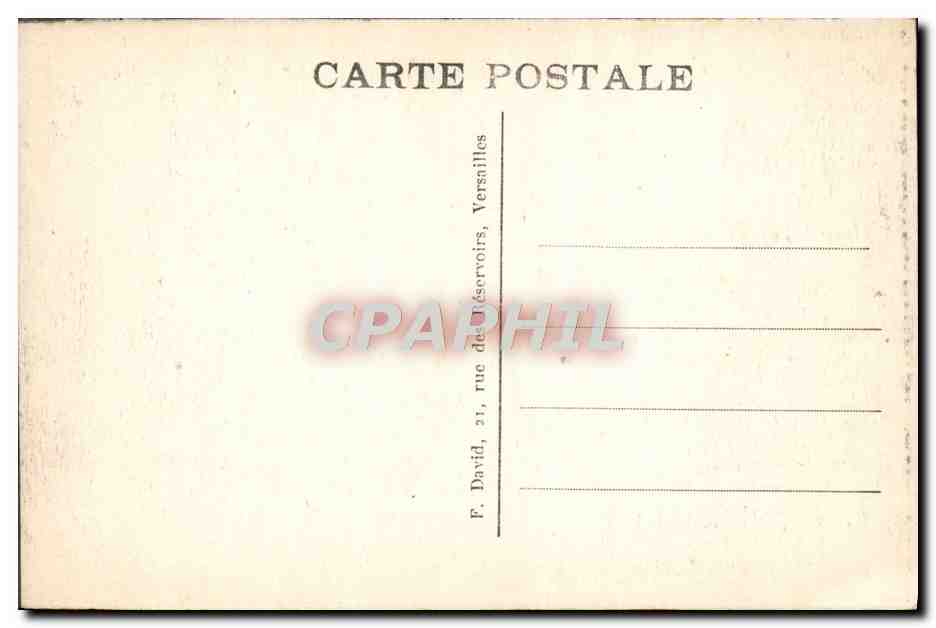 CPA Versailles Hameau Du Petit trianon Le boudoir — Verso