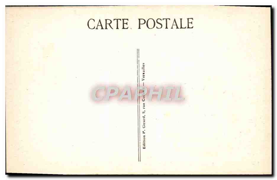 CPA Versailles Hameau De Marie Antoinette Le Moulin  — Verso
