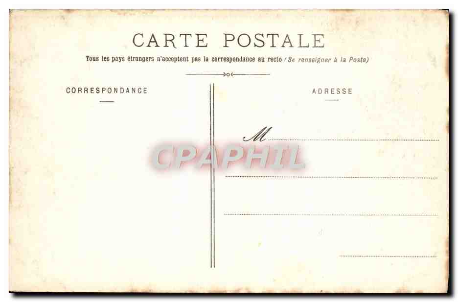 CPA Versailles Hameau De Marie Antoinette Maison du garde — Verso