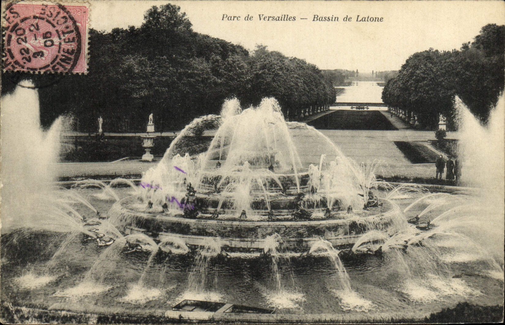 CPA Parc De Versailles Bassin De Latone